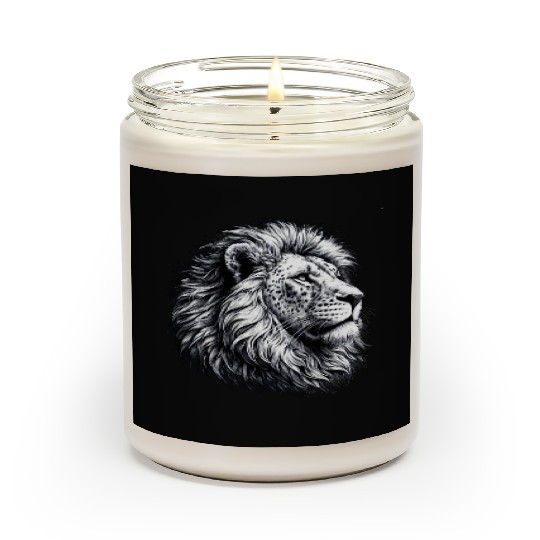 Lion Face Scented Candles