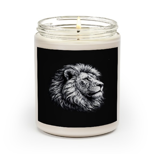 Lion Face Scented Candles