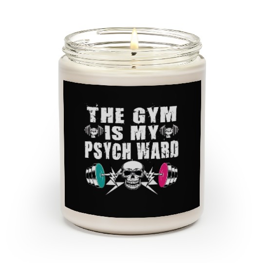 They Gym Is My Ward Funny Cute Psych Joke Fitness Scented Candles