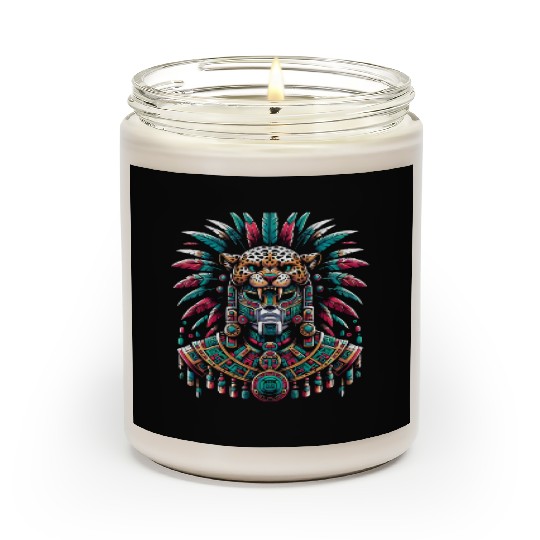 Aztec Jaguar Warrior Aztec Culture Indigenous Scented Candles