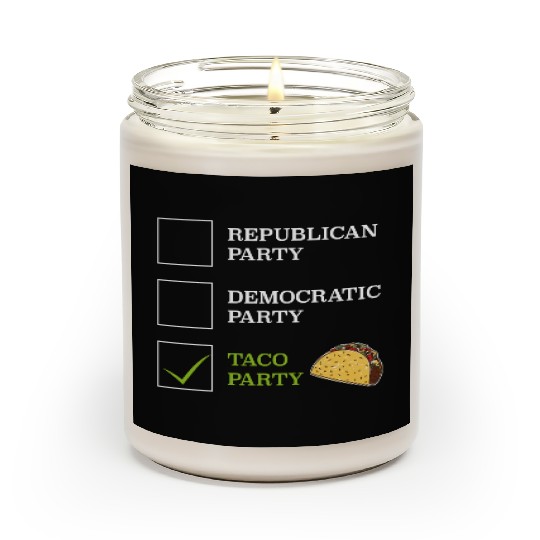 Taco Party Tex-Mex Food US Election 2024 Foodie Scented Candles