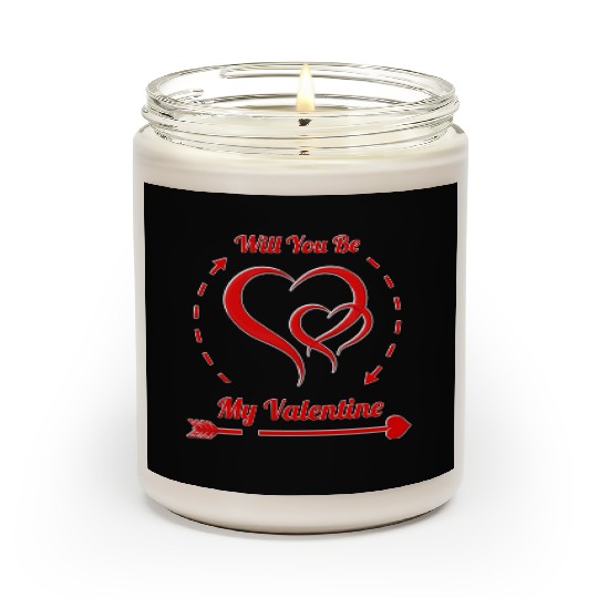 Valentine's Day. Scented Candles