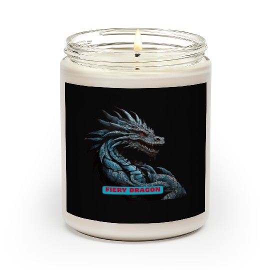 Fiery Dragon Art Scented Candles
