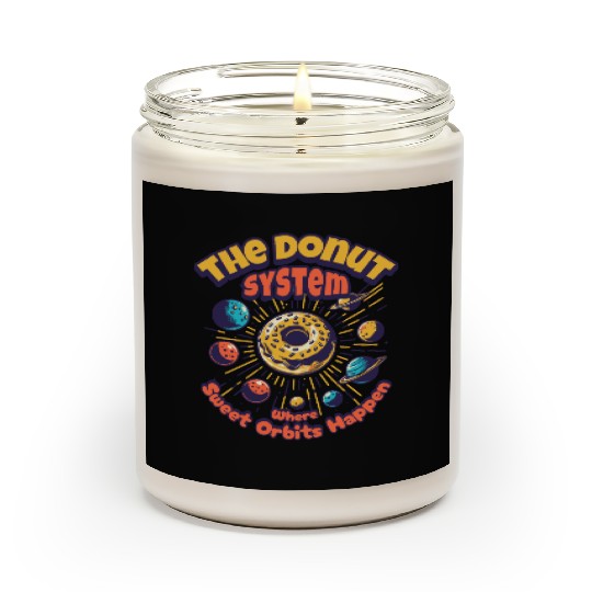Donut Solar System Scented Candles