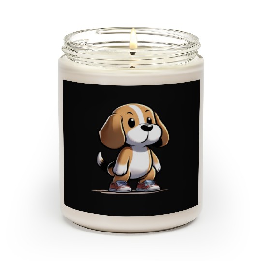 Squat Squad: Beagle's Fitness Journey Scented Candles
