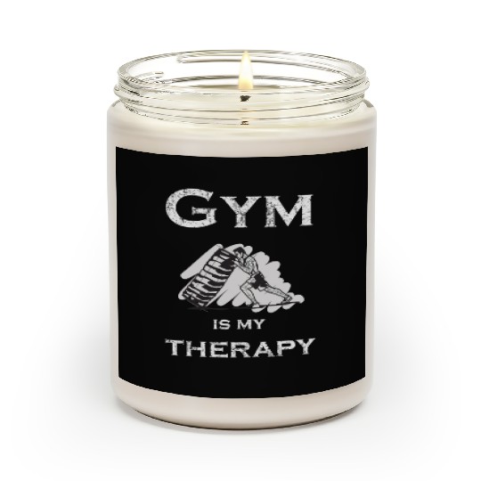 Gym is my therapy Fitness Training Body Scented Candles