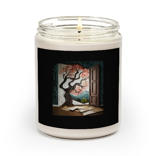 Firefly Dark room with near window with tree 85837 Scented Candles