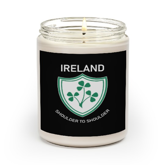Ireland Rugby Crest Irish Shoulder to Shoulder Scented Candles