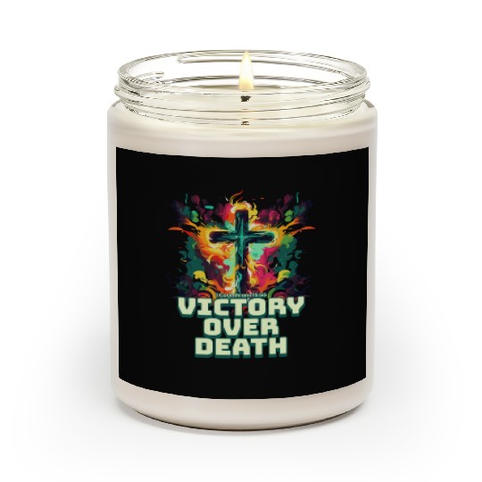 VICTORY OVER DEATH Easter Design Scented Candles