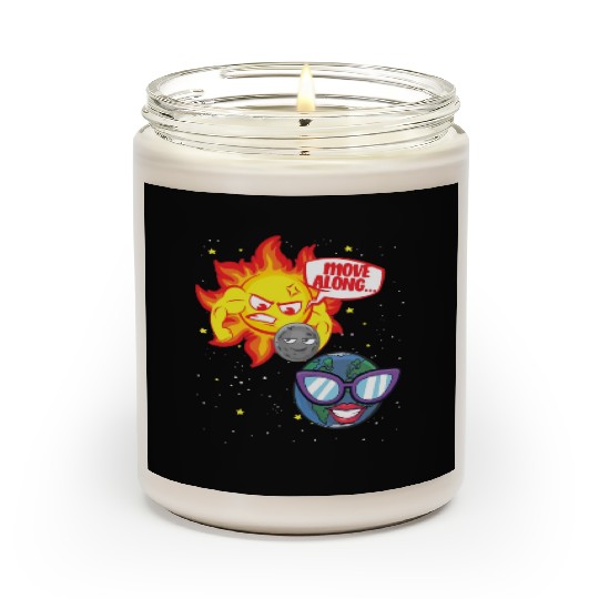 Total Solar Eclipse Move Along 4.08.24 Funny Kidsm Scented Candles