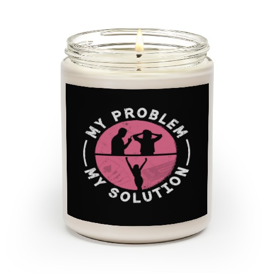 Cribbage Player My Problem My Pictogram Mom Dad Scented Candles