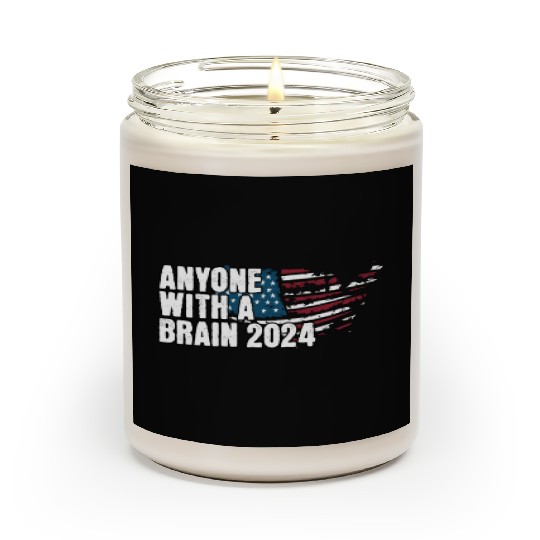 2024 Brain Vote Democracy Anti-Trump Scented Candles