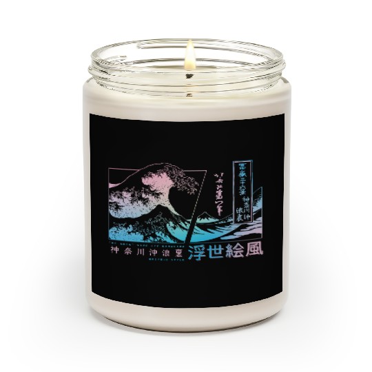 the great wave off kanagawa japan Scented Candles
