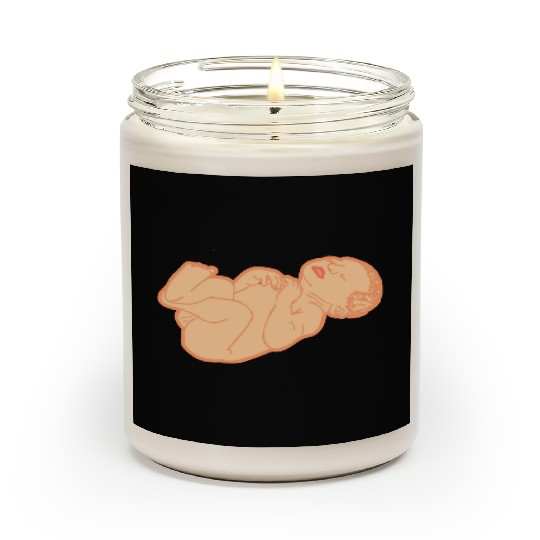 Newborn baby white skin color Scented Candles