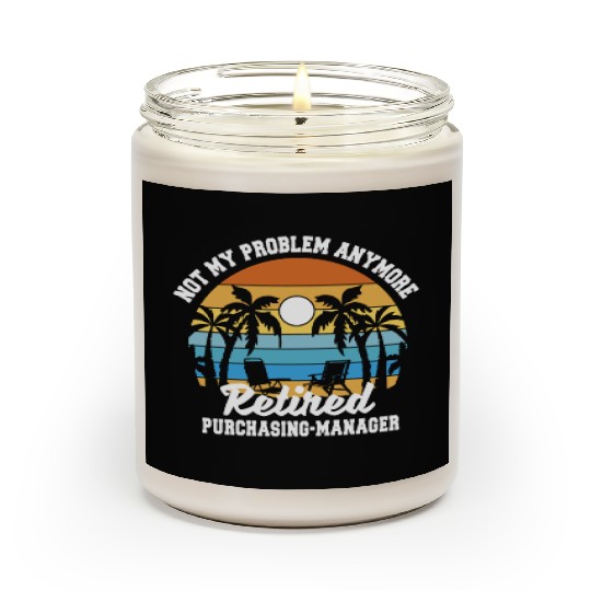 Retirement gift idea Retired Purchasing manager Scented Candles