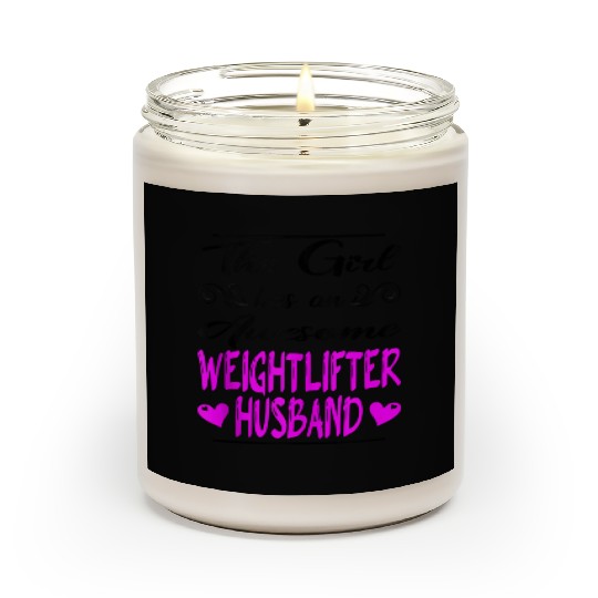 Pray For These Gains Gym Fitness Weightlifting Scented Candles
