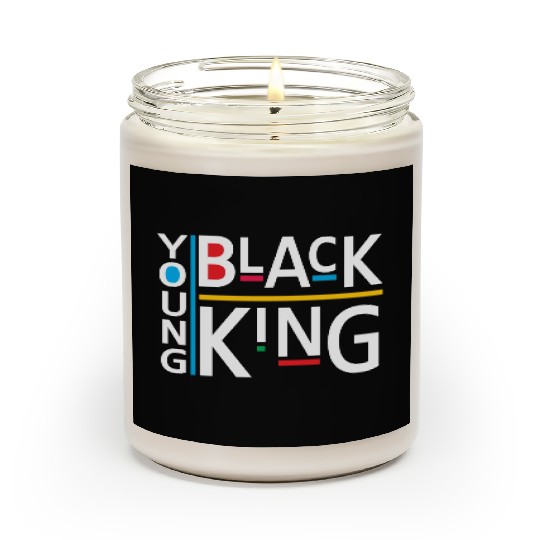 Young Black King African American Scented Candles