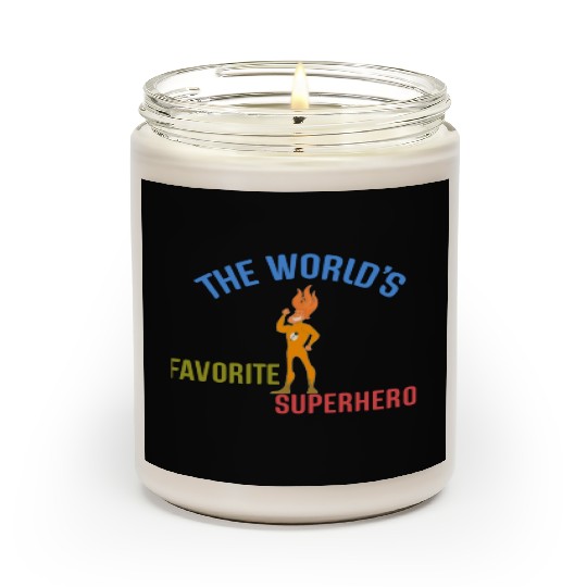 The World's Favorite Superhero Hype Scented Candles