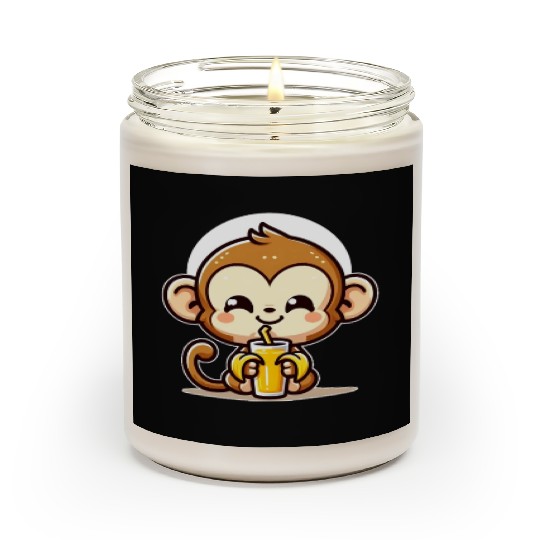 Monkey Business: Banana Juice Break Scented Candles