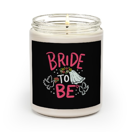 Bride To Be Engagement Marriage Bachelorette Party Scented Candles