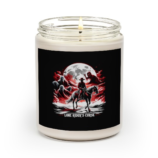 Cowboy Barn Bull Rider Rodeo Country Western Gift Scented Candles