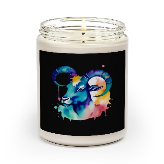 Color splash zodiac: Capricorn Scented Candles