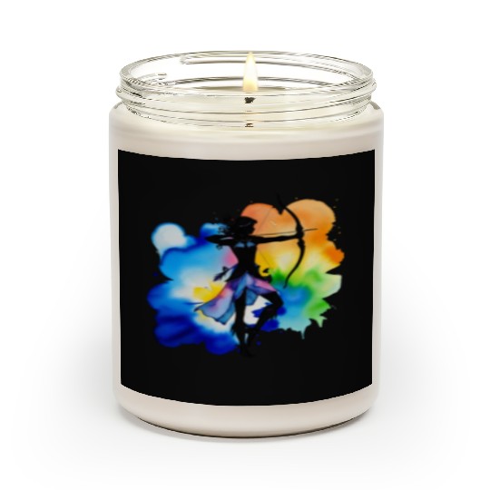 Color splash zodiac: Sagittarius Scented Candles