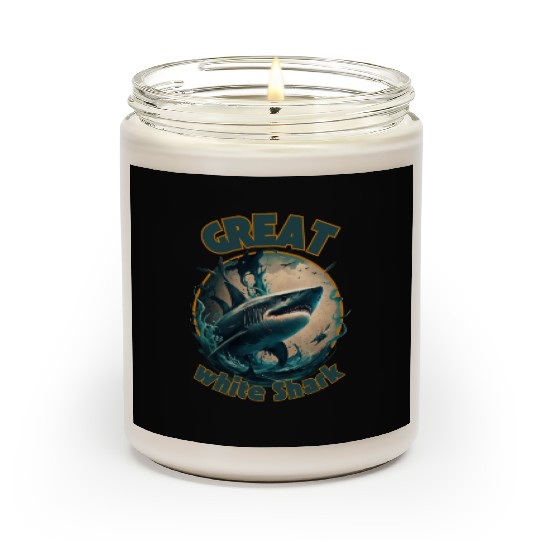 Great White Shark Scented Candles