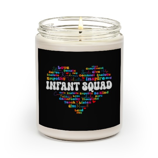 Cute Infant Squad Appreciation Week Back To School Scented Candles