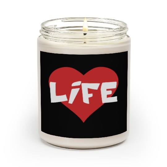 I love my life couple Scented Candles