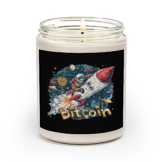 Pi day 3.14 Crypto Bitcoin Rocket Astronaut To Scented Candles