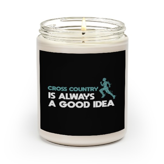 Cross Country Sports Distance Runner Scented Candles