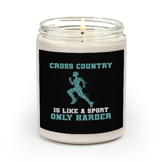 Cross Country Running Marathoner Scented Candles