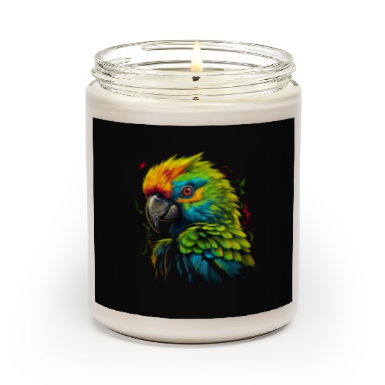 Macaw Parrot for a Bird Lover Animal Lover Scented Candles