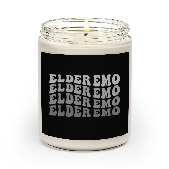 Elder EMO Multi Word Groovy Style Scented Candles
