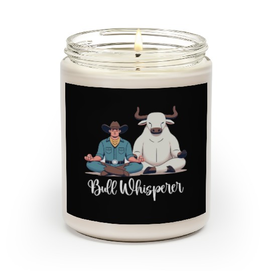 Rodeo Bull Riding Livestock Show Farmer Cattle Scented Candles