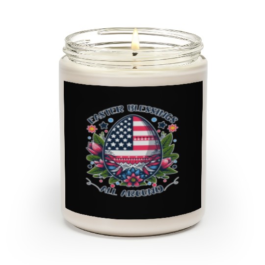 Easter Egg Flag - Easter Blessings All Around Scented Candles