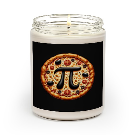 Pizza Pi Day Mathematical Delight Scented Candles