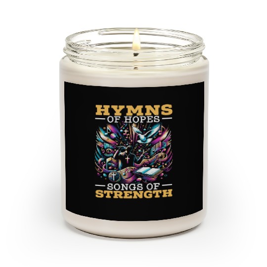 Gospel Music Religious Bible Scripture Christian Scented Candles