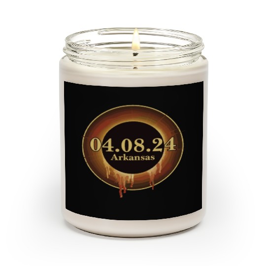Total Solar Eclipse Path of Totality Arkansas Scented Candles
