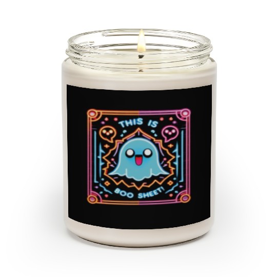 THIS IS BOO SHEET! Version 2, neon colors Scented Candles