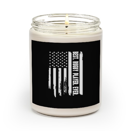 Rugby US Flag Rugby Player - Best Rugby Player Eve Scented Candles