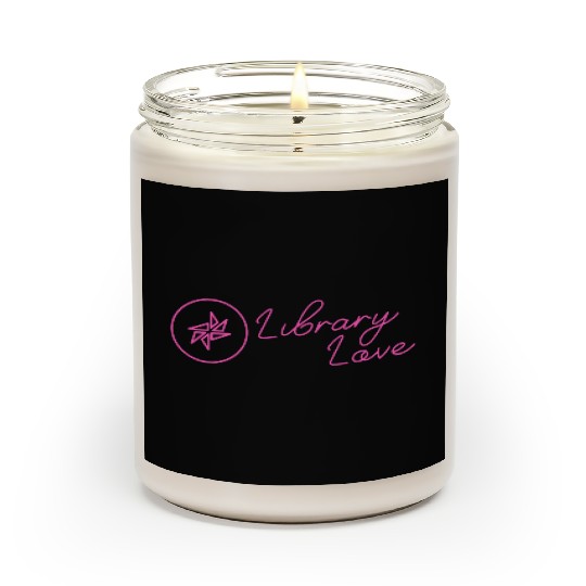 ALIA Library Love Neon Pink Solid Scented Candles