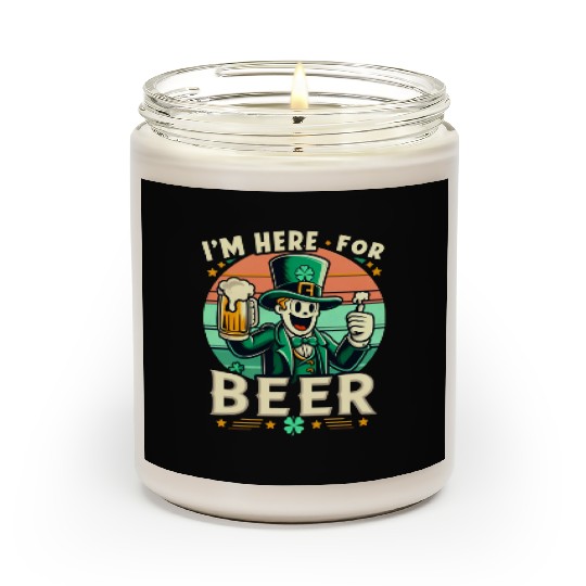 i am ready for the beer St.Patrick's day Scented Candles