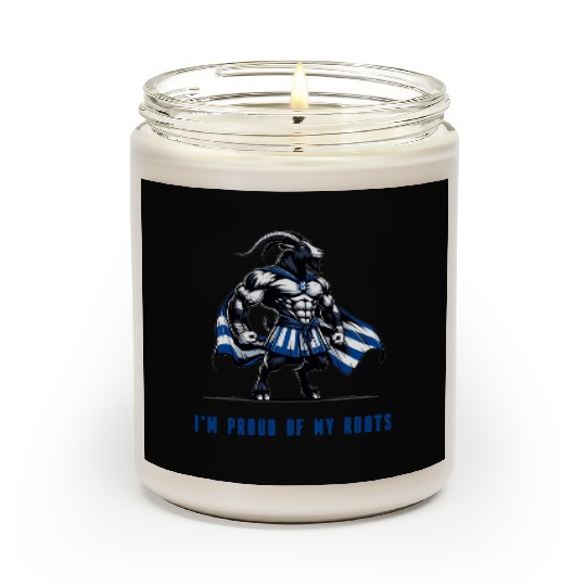I'm proud of my roots Greek Scented Candles