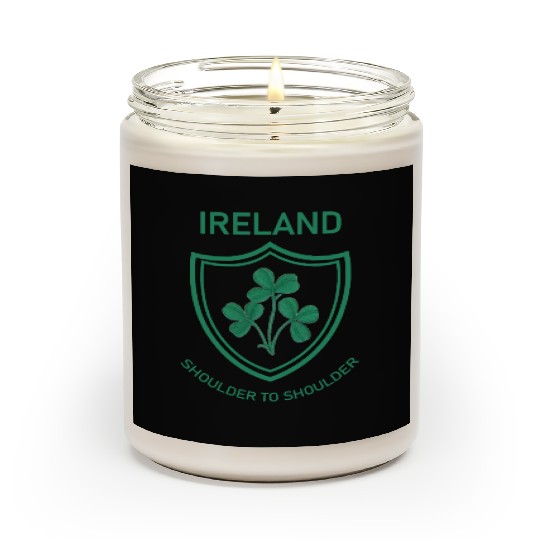 Irish Rugby Crest - Ireland Shoulder to Shoulder Scented Candles