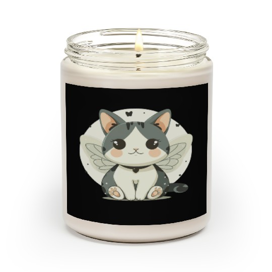 Kawaii Cat-Butterfly Scented Candles