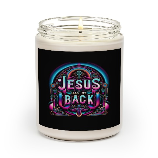 Jesus Has My Back 26 Scented Candles