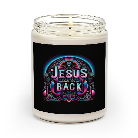Jesus Has My Back 26 Scented Candles