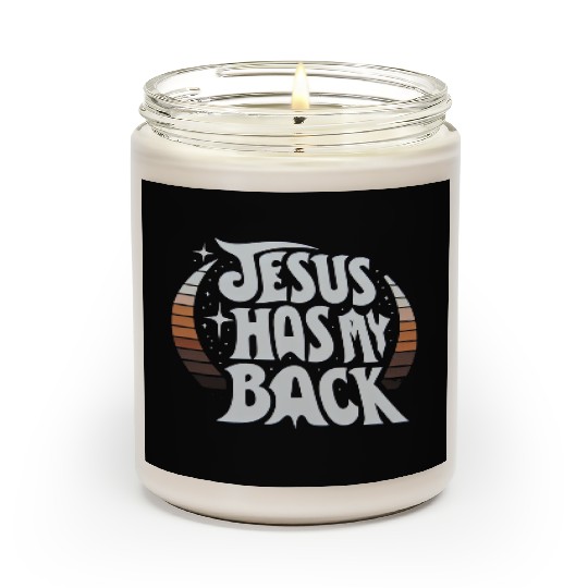 Jesus Has My Back 23 Scented Candles